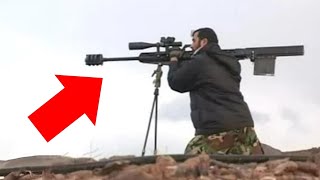 The Weird Iranian Super Rifle with Giant Bullets - Caught on Camera