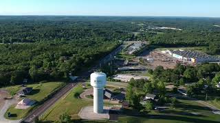 DeSoto, Missouri Water Tower DJI Spark Drone Footage