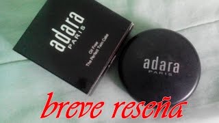 BREVE RESEÑA DE POLVO COMPACTO ADARA!!