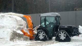 Kahlbacher Schneefräse KFS 650/1600 auf Carraro Mach 4