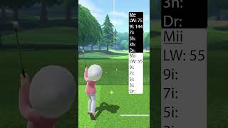 Me VS Mii #golf #nssgolf #golfswing