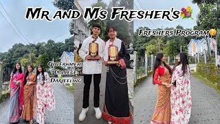 Fresher’s Program||Darjeeling Government College||Mr & Ms Fresher’s💐||