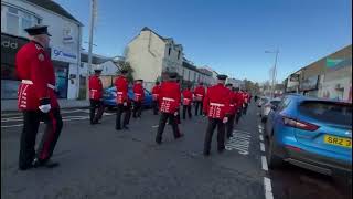 Lisburn Remembrance Sunday 2024  #remembrance #RBL #marchingband #poppy