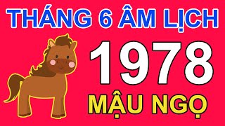 Tử Vi Tuổi Mậu Ngọ 1978 Trong tháng 6 năm 2024 âm lịch Giáp Thìn | Triệu Phú Tử Vi