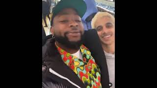 Davido at icebox jewelry store in America