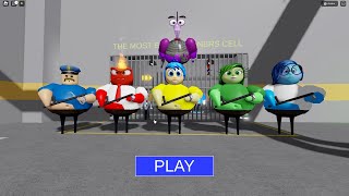 INSIDE OUT 2 BARRY'S PRISON RUN (OBBY) #roblox #scarryobby