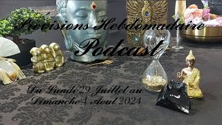 🌴Prévisions hebdomadaire🎙️ Podcast 🎙️ Du Lundi 29 Juillet au Dimanche 4 Août 2024🌴