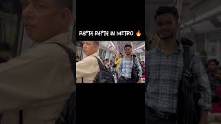 Rafta Rafta In Delhi Metro 🔥 | Girls Shocking Reactions #shorts #singing #viral #singer