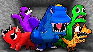 UNDERGROUND SURVIVAL with RAINBOW DINOSAURS!!