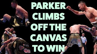 JOSEPH PARKER CLIMBS OFF THE CANVAS TWICE TO DEFEAT ZHANG ZHILEI