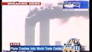 2nd plane hits on 9/11/2001, LIVE TV