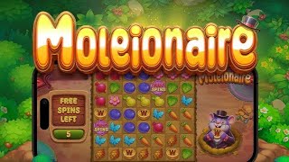 I bought 1x $21,600 bonus buys on Moleionaire slot