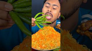 Spicy Green Chilli Eating #mukbang #asmr #shortvideo #reelsvideo #eating #food #eatingasmr #short