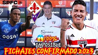 YERRY MINA SE CONVERTIRA en nuevo jugador de la FIORENTINA y JAMES RODRIGUEZ ENTRENA con SAO PAULO