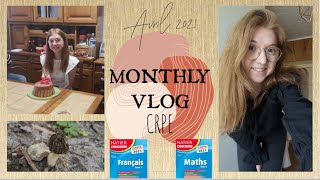 MONTHLY VLOG Avril 2021 | Je vous emmène avec moi dans mes révisions et pour le passage du CRPE