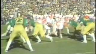 Clemson Football Centennial Minute 1979 Clemson vs Notre Dame