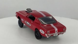 M2 Machines 1/64 NHRA Drag Racing Championship 1965 FORD MUSTANG GASSER // Walmart 1/7000 Red