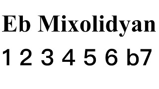 Eb Mixolydian Backing Track #LBT02Eb