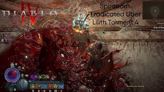 Diablo 4 Vessel Of Hatred Saison 6 Uber Lilith Solo T4 Sacresprit