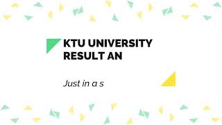 KTU B.Tech University Result Analysis - Extended Version link in description.