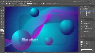 Стекломорфизм(Glass Morphism Effect) в Иллюстраторе: работа с фоном