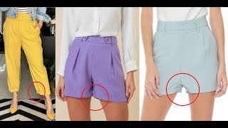 Diy - Short ou calça levantando ou repuxando no entrepernas - aula 392