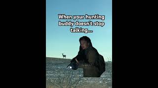 When your hunting buddy doesn’t stop talking in the field… #hunting  #whitetaildeerhunting