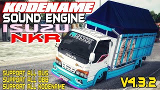 "NKR" KODENAME SOUND ENGINE ISUZU ELF NKR TERBARU V4.3.2 | MOD BUSSID TERBARU