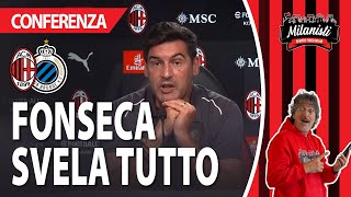 🎙️ Fonseca Svela Errori, Progressi e Formazione per Milan-Brugge di Champions League