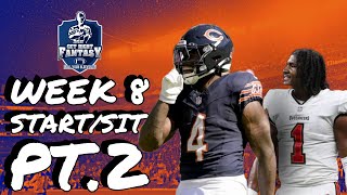 Week 8 Players you MUST Start & Sit Pt. 2 | *LIVE* chat Q&A Fantasy Football Advice