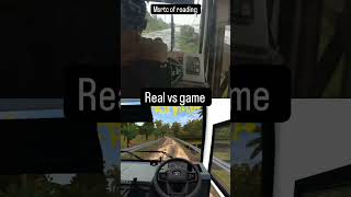 Real vs game msrtc hirkani bs-6 of road Bus simulator indonesia  #music #shorts #ashortaday #tabha