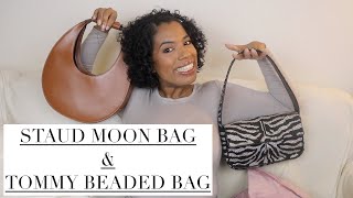 STAUD MOONBAG & TOMMY BEADED BAG HAUL AND REVIEW