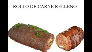 ROLLO DE CARNE RELLENO