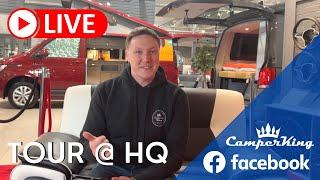 CamperKing goes LIVE! - Informative tour of our HQ showroom!