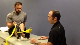 Greensboro Orthopaedics: Ankle Strengthening: Inversion with Chad Parker, PT, MPT, LAT, ATC, CSCS