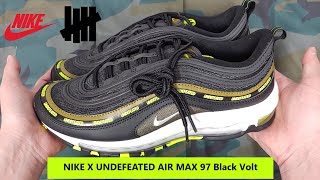 NIKE X UNDEFEATED AIR MAX 97 Black Volt_Unboxing_나이키 언디핏 맥스 97 블랙볼트 검형 언박싱 DC4830-001