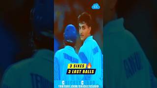 Ganguly's ROOF | 3 SIXES - 3 LOST Balls !! #souravganguly #3sixes #short