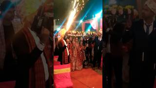 Dulhan👰🏻Entry with Fire Gun🔫 #wedding #marriage #viral #shorts #subscribe #sumitsharmafans