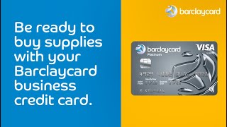 Be ready to make payments with your Barclaycard business credit card