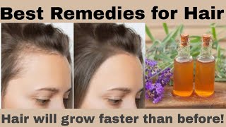 5 Best Remedies for Hair Growth | Hair Growth tips | 14 Days Hair Growth Challenge