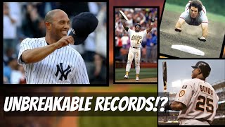 Baseball's Most Unbreakable Records! These Will Never Be Broken (MLB)