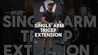 Single arm Tricep extension