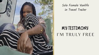 How I became FREE after my addiction - Solo Female Vanlife in TRAVEL TRAILER