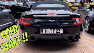 Aston Martin Vanquish Volante | COLD START, REVS & ACCELERATE!!