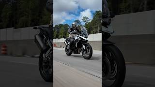 Riding the 2024 Triumph Tiger 900 GT. Even with a quiet exhaust, music makes every mile better!