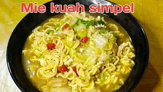 MASAK MIE REBUS INDOMIE YANG ENAK - CARA LAIN MASAK MIE KUAH TELUR😊