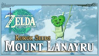 Mount Lanayru  Korok Seeds • Zelda Tears of the Kingdom TOTK