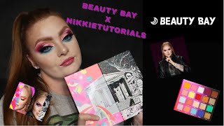 NEW NIKKIE TUTORIALS X BEAUTY BAY PALETTE - FIRST IMPRESSIONS - SWATCHES/TUTORIAL