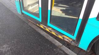 Wheelchair Ramp being operated on Buses Excetera S31ETC