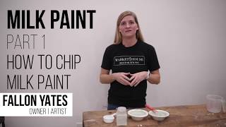 How To Easily Get The "Chippy" Look When Painting A Piece Of Furniture! #TuesdayTipsWithFallon